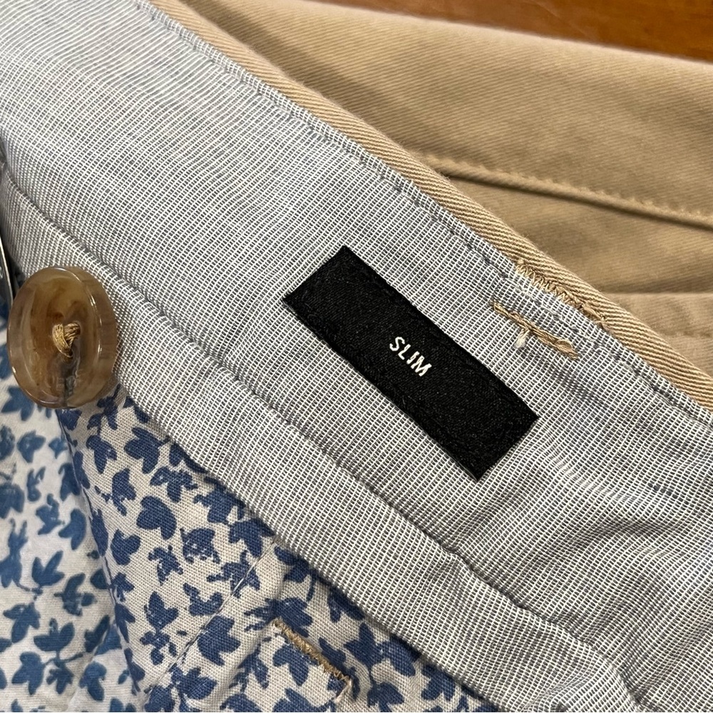 SOLD NWT Bonobos The Washed Chino Pant 2.0 Khaki 30x30 Slim Fit Stretch Cotton - Picture 12 of 16